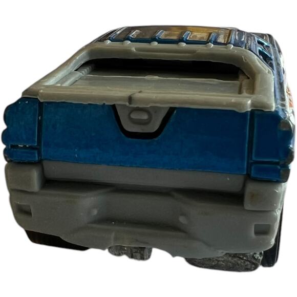 2003 Hot Wheels Chevy Avalanche Blue Die-Cast Truck - Picture 4 of 8